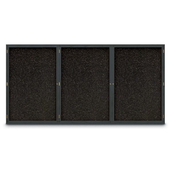 Sliding Door Indoor Enclosed Corkboard, 7